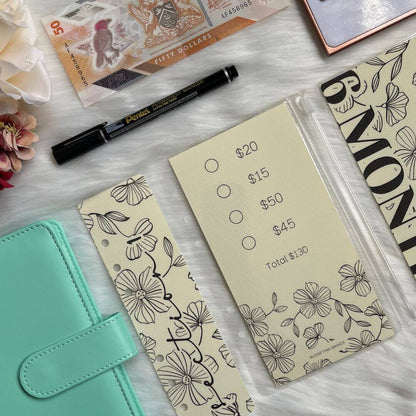 6-Month Savings Challenge Binder | Undated