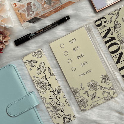 6-Month Savings Challenge Binder | Undated