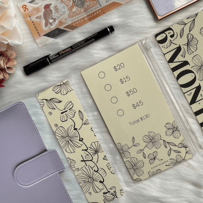 6-Month Savings Challenge Binder | Undated