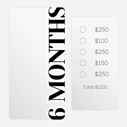 6-Month Savings Challenge Binder | Undated