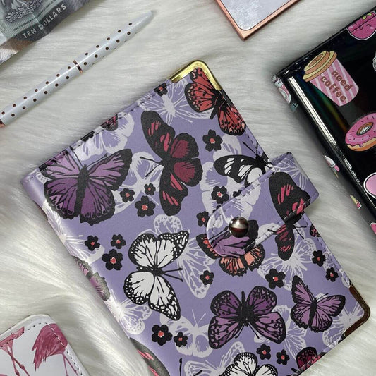 Butterfly Print A6 Binder | BINDER ONLY