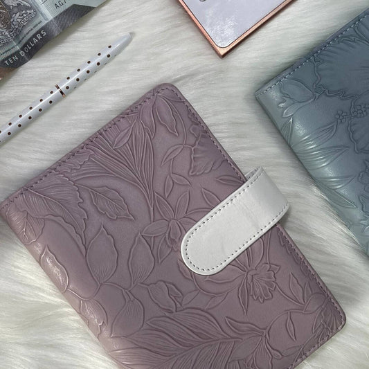 Floral Embossed A6 Binder | BINDER ONLY