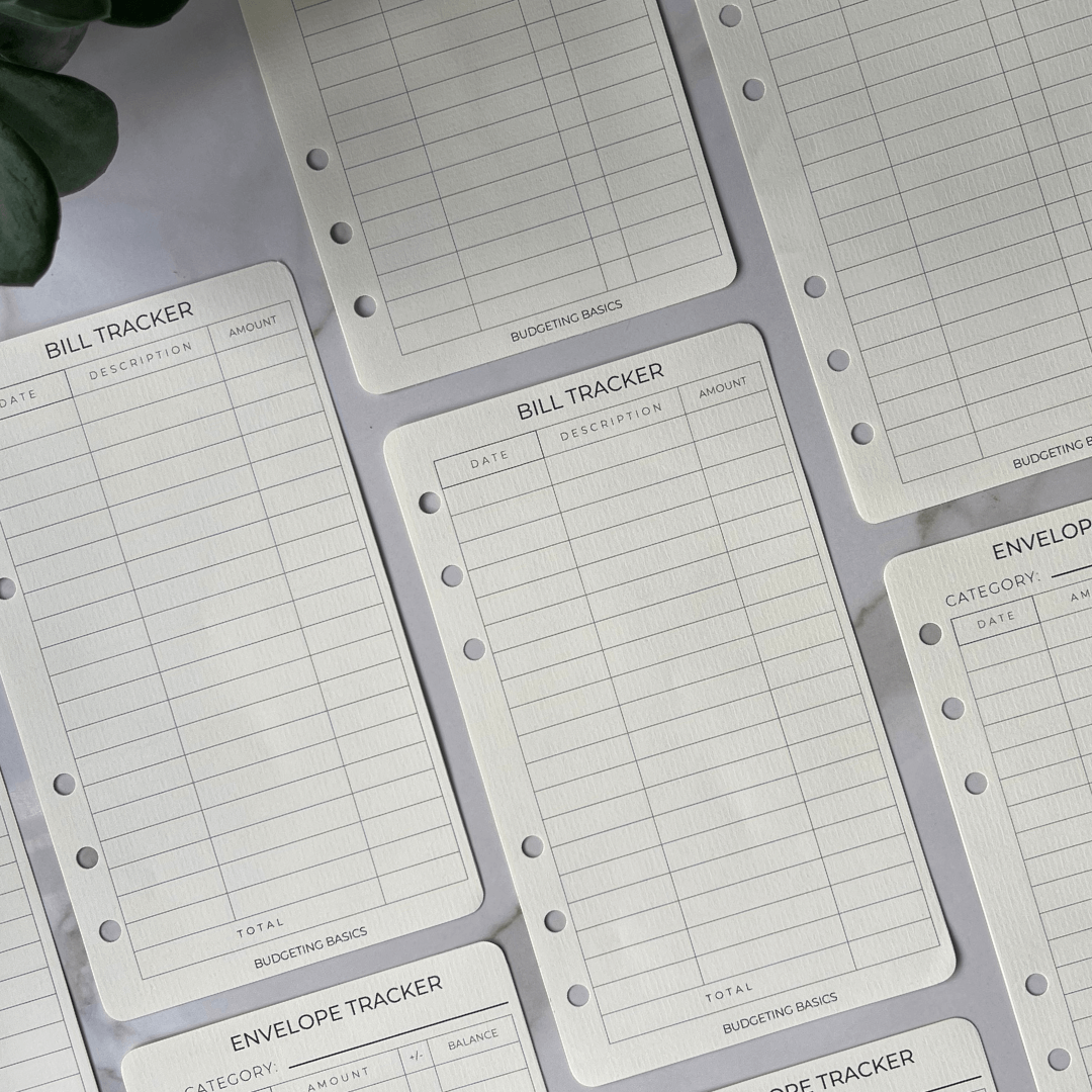 Bill Tracker Insert | Pack of 50