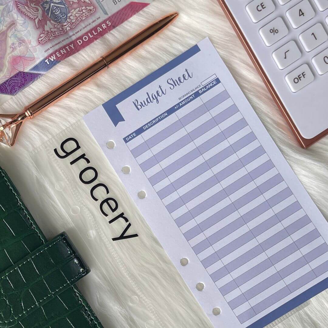 Budget Sheets | Set of 10