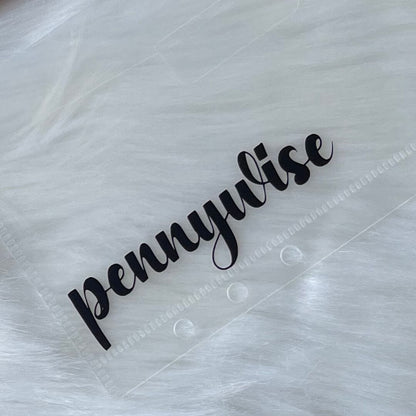A6 Zipper-less Cash Envelopes | Customized