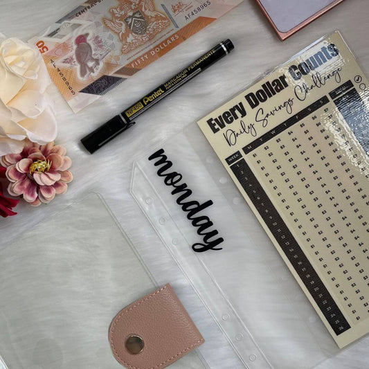 365 Days Savings Challenge | A5 Binder