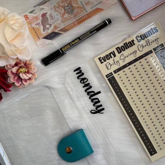 365 Days Savings Challenge | A5 Binder