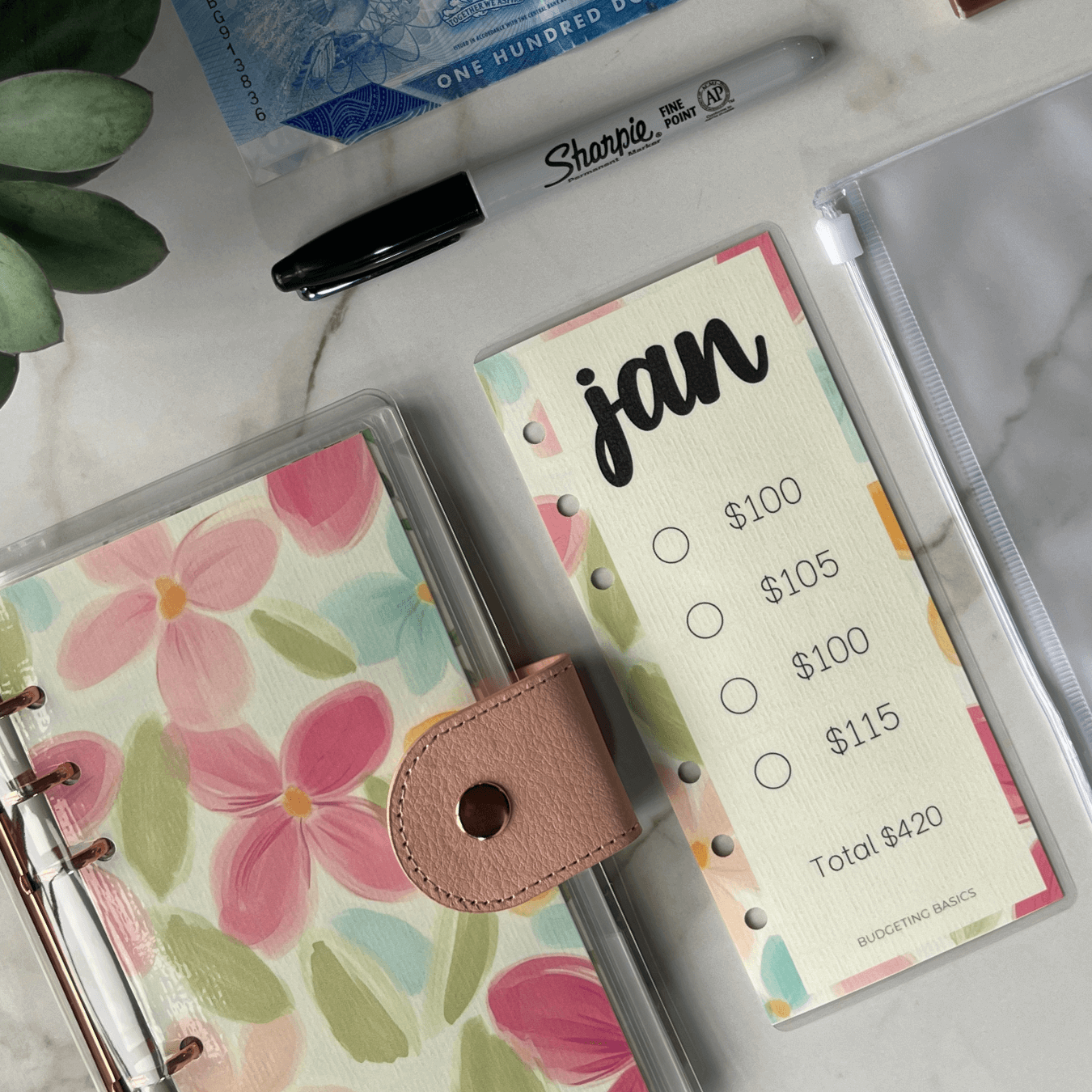 Monthly Savings Binder | Soft Cover