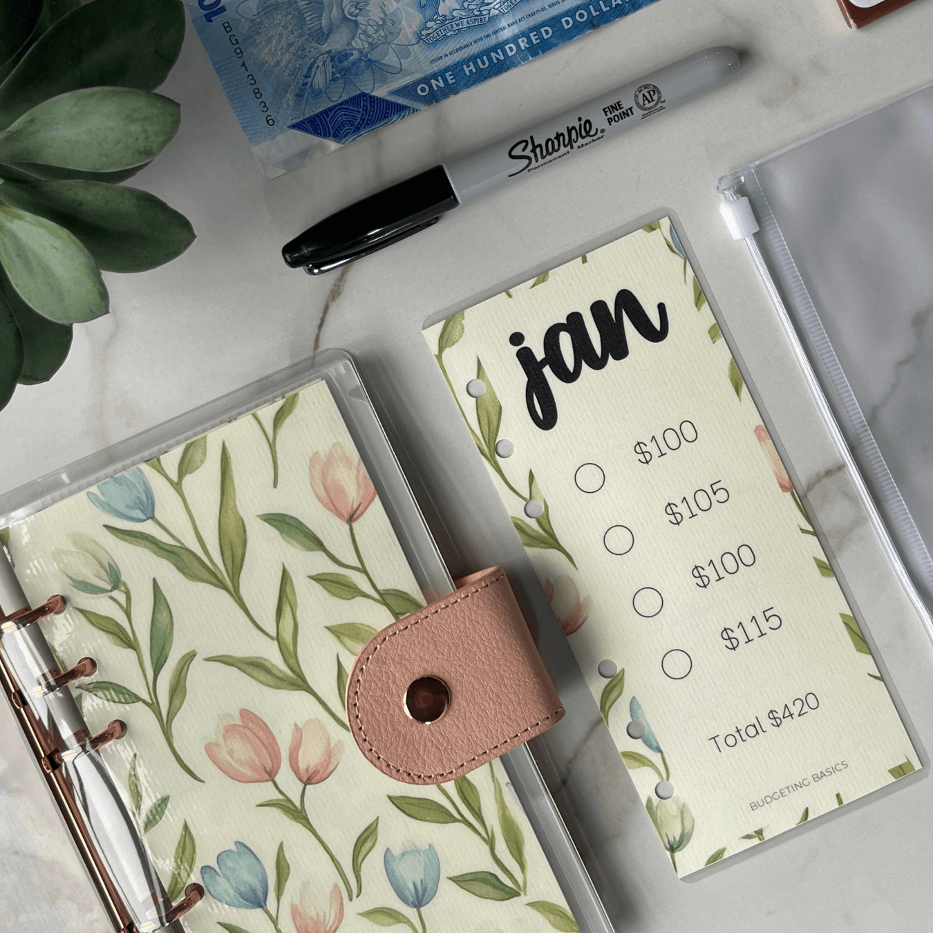 Monthly Savings Binder | Soft Cover