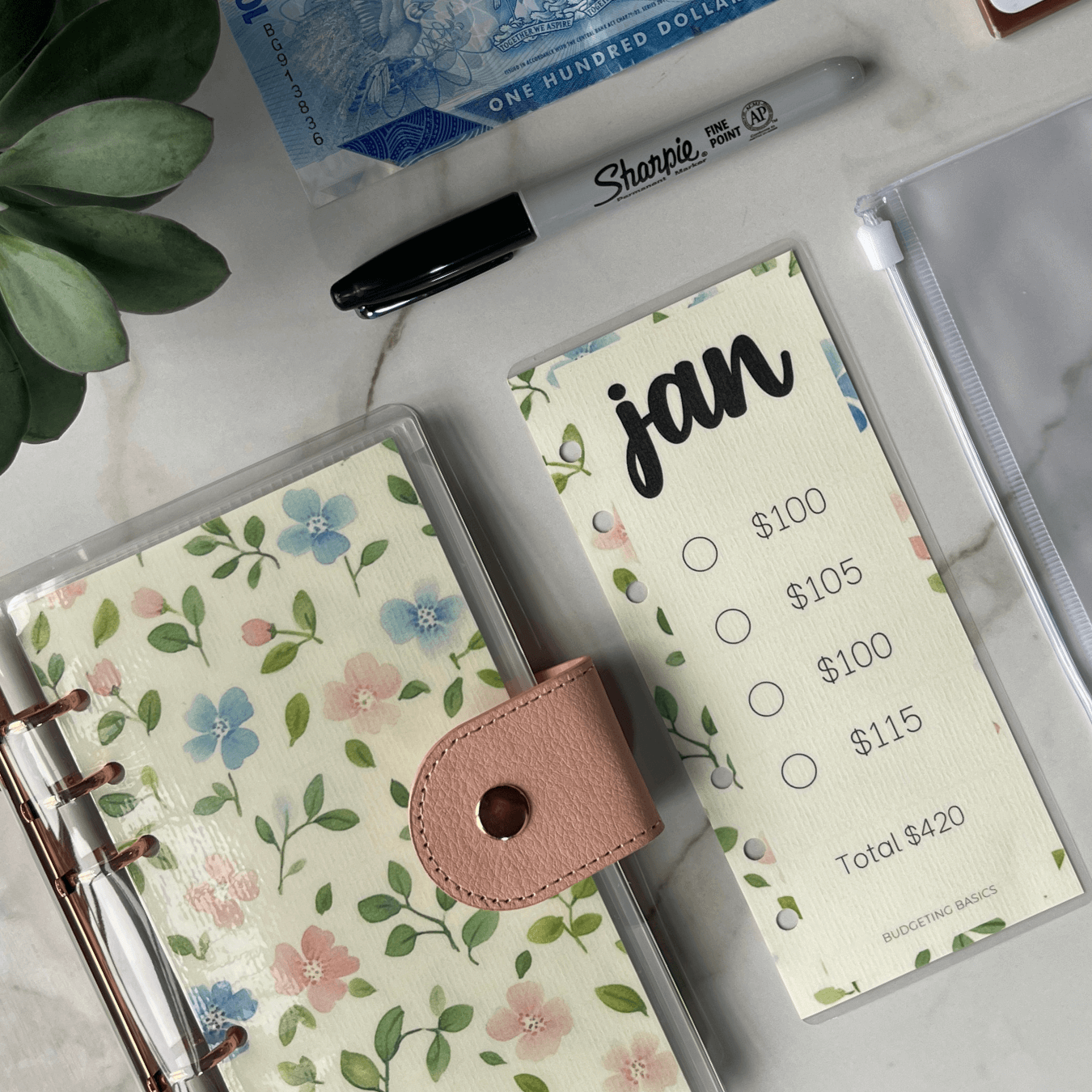 Monthly Savings Binder | Soft Cover