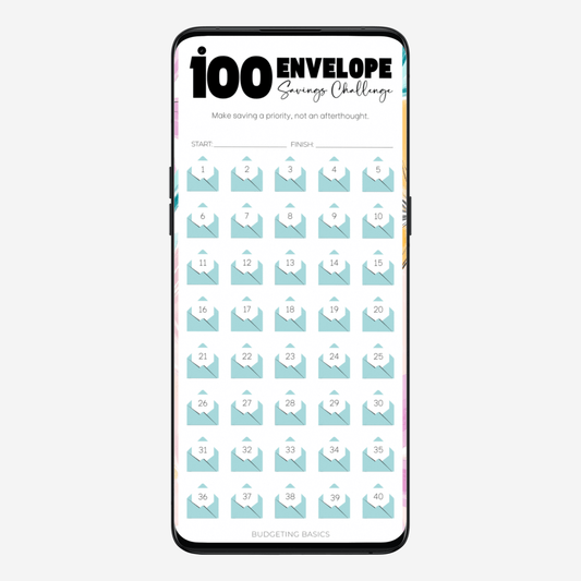 100 Envelope Savings Challenge | Digital