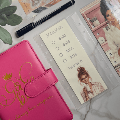 Monthly Savings Binder | Girl Boss Collection