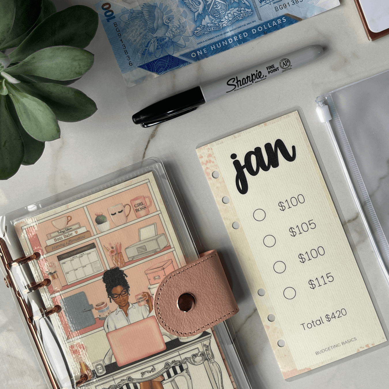 Monthly Savings Binder | Soft Cover