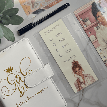 Monthly Savings Binder | Girl Boss Collection