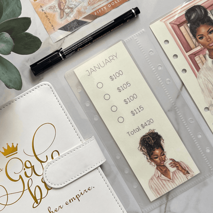 Monthly Savings Binder | Girl Boss Collection
