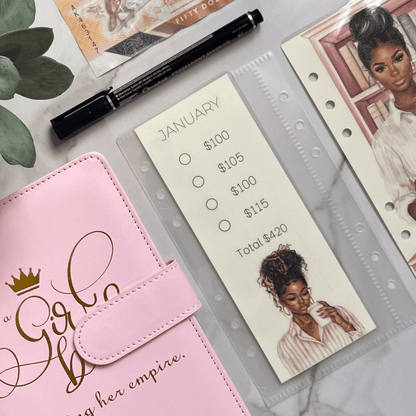 Monthly Savings Binder | Girl Boss Collection