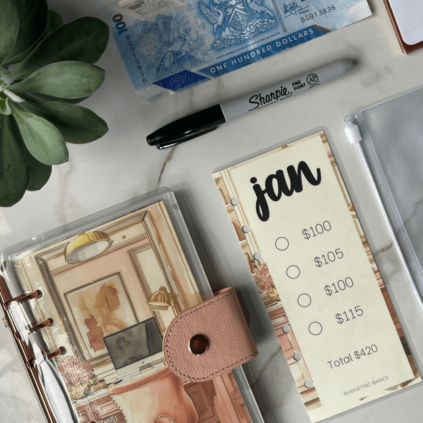 Monthly Savings Binder | Soft Cover