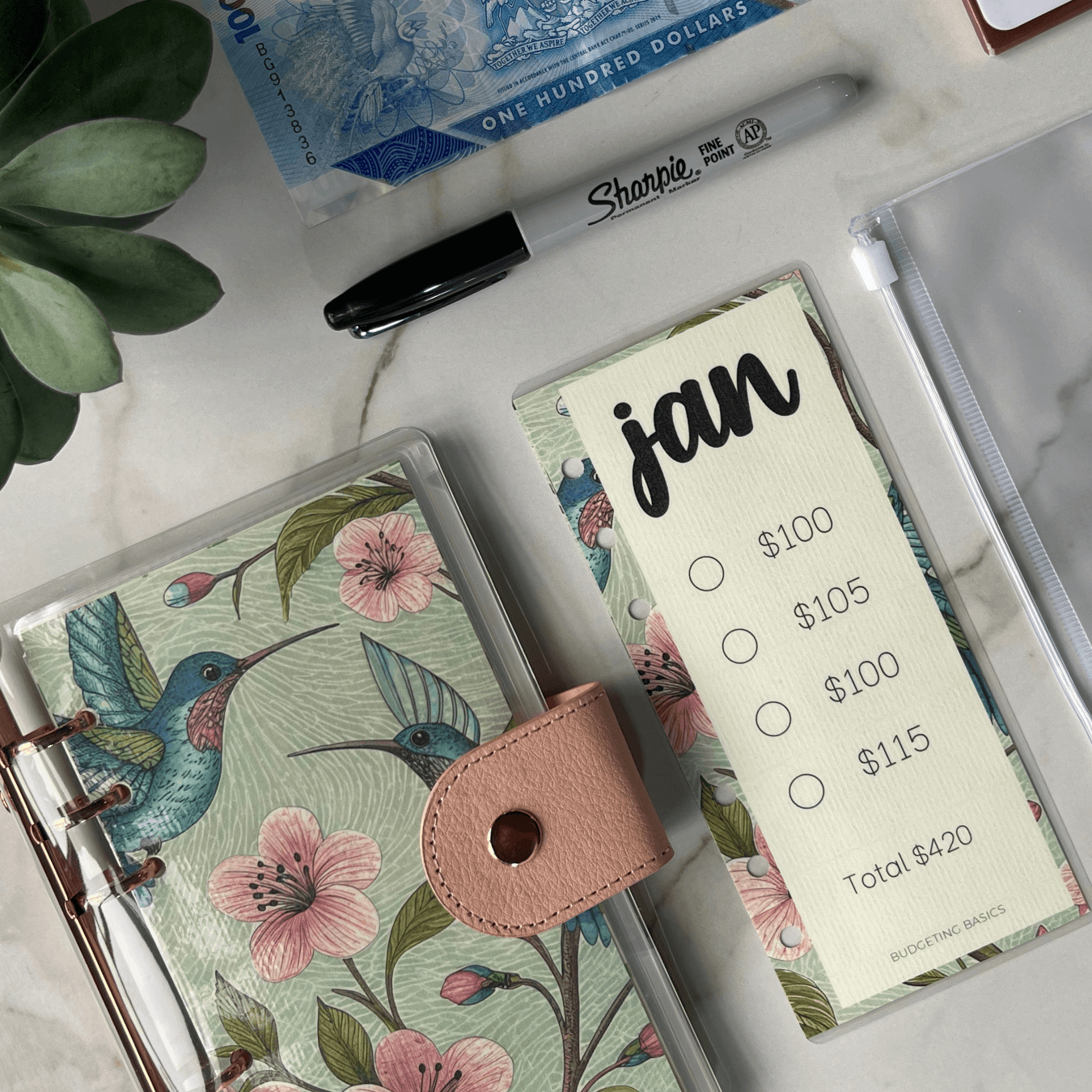 Monthly Savings Binder | Soft Cover