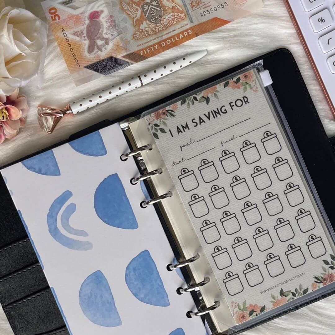 Marble Budget Binder