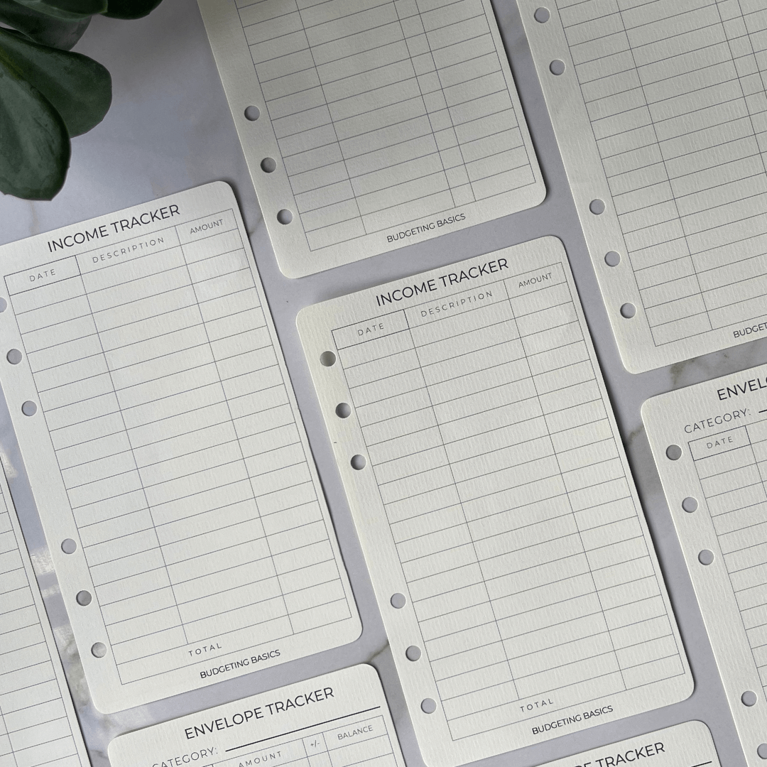 Income Tracker Insert | Pack of 50