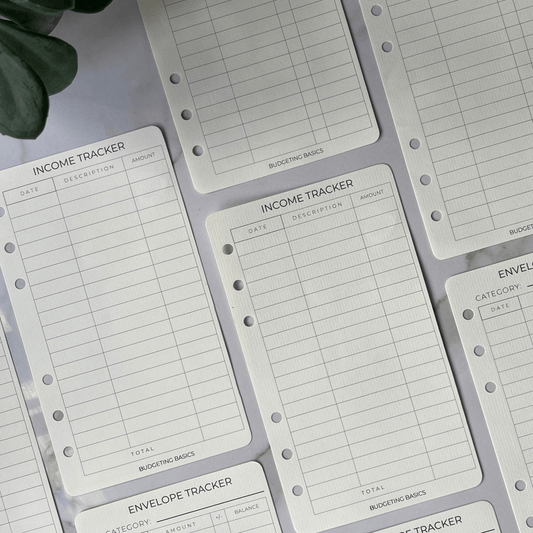 Income Tracker Insert | Pack of 50