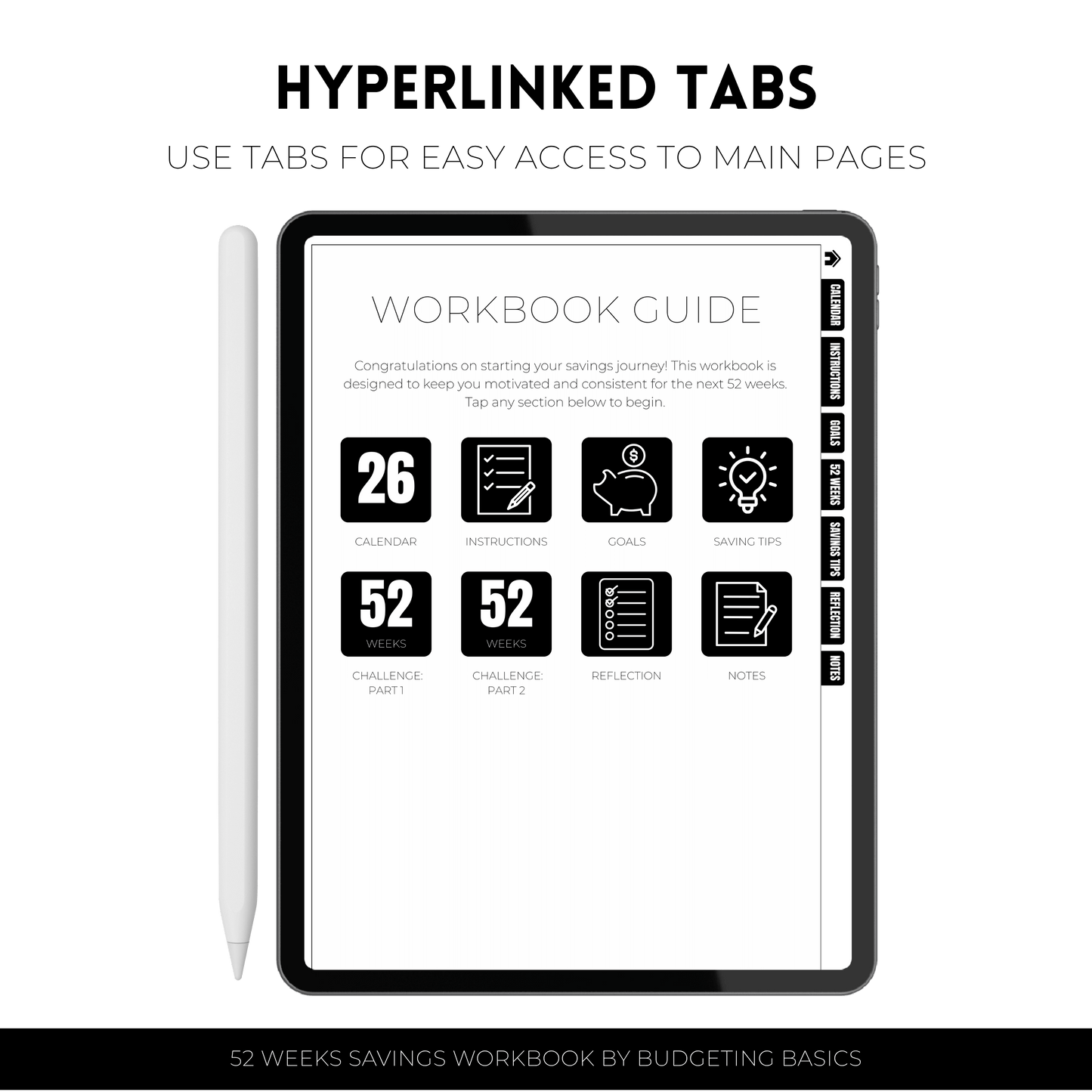 52 Weeks Savings Challenge | Workbook