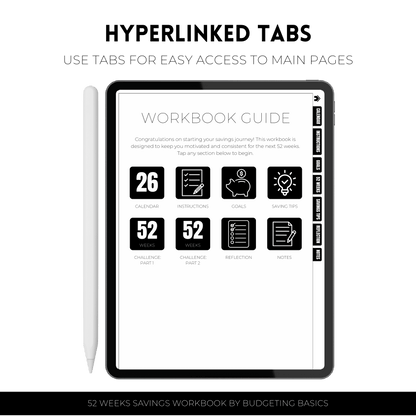 52 Weeks Savings Challenge | Workbook