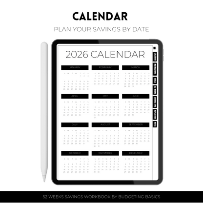 52 Weeks Savings Challenge | Workbook