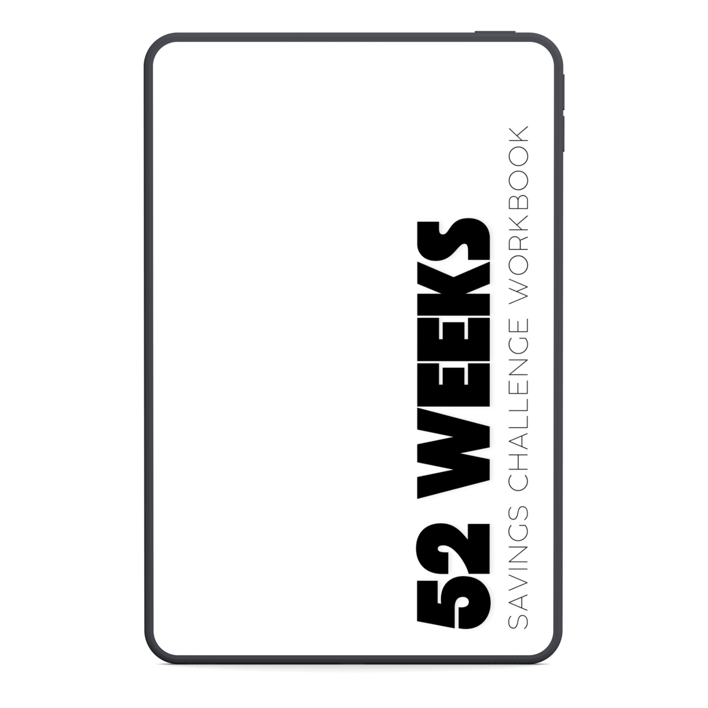 52 Weeks Savings Challenge | Workbook