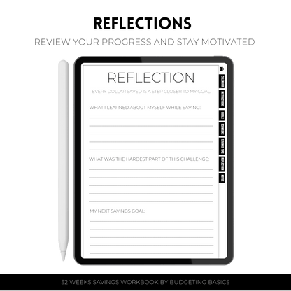 52 Weeks Savings Challenge | Workbook