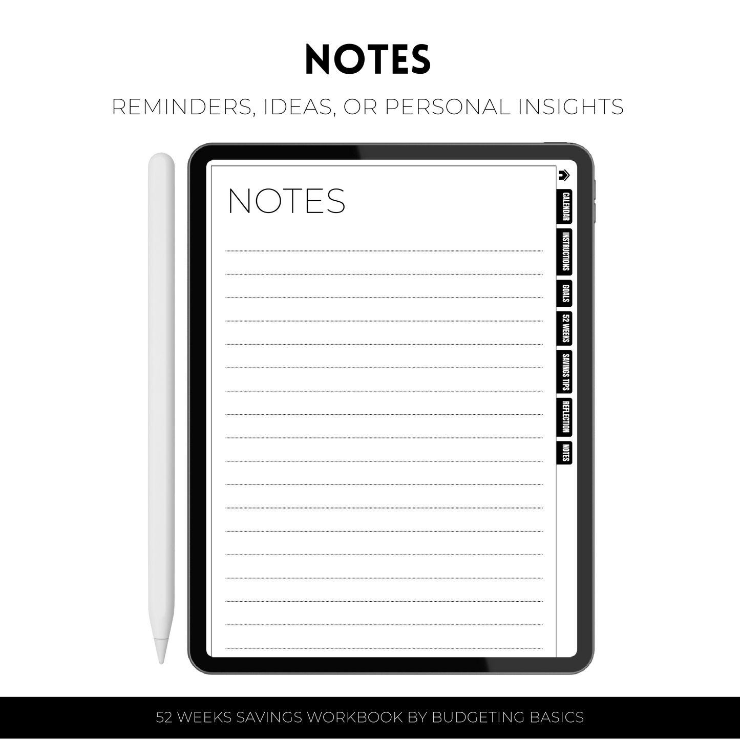 52 Weeks Savings Challenge | Workbook