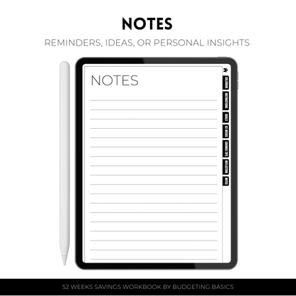 100 Envelope Saving Challenge | Workbook