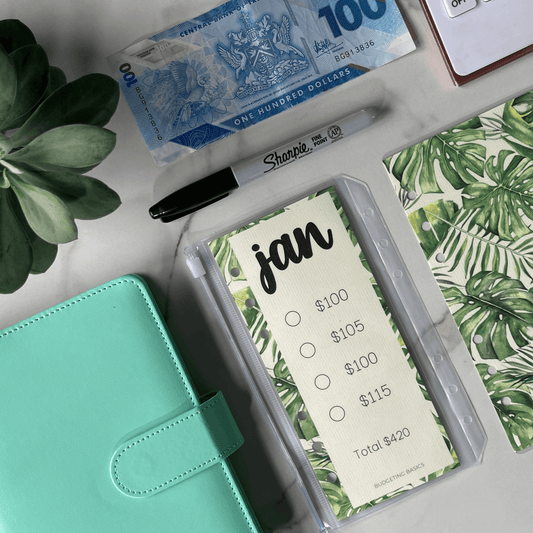 Monthly Savings Binder | Minimalist