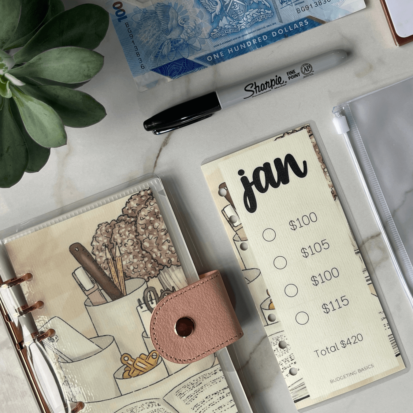 Monthly Savings Binder | Soft Cover