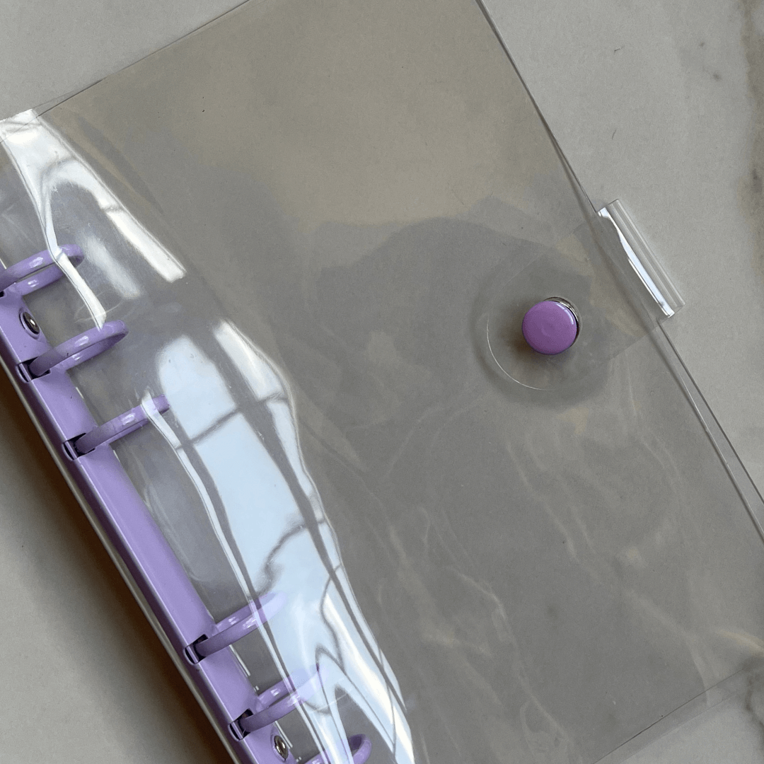 A6 Transparent Ring Binder