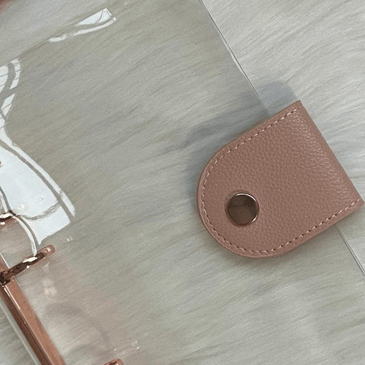 A6 Transparent Ring Binder