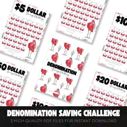 Denomination Saving Challenge | Digital Download