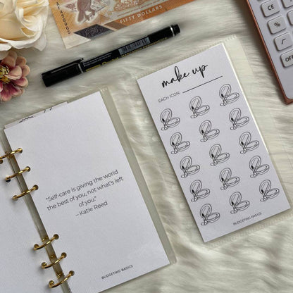 Self-Care Savings Challenge Binder