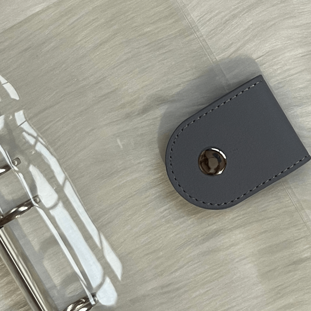 A6 Transparent Ring Binder