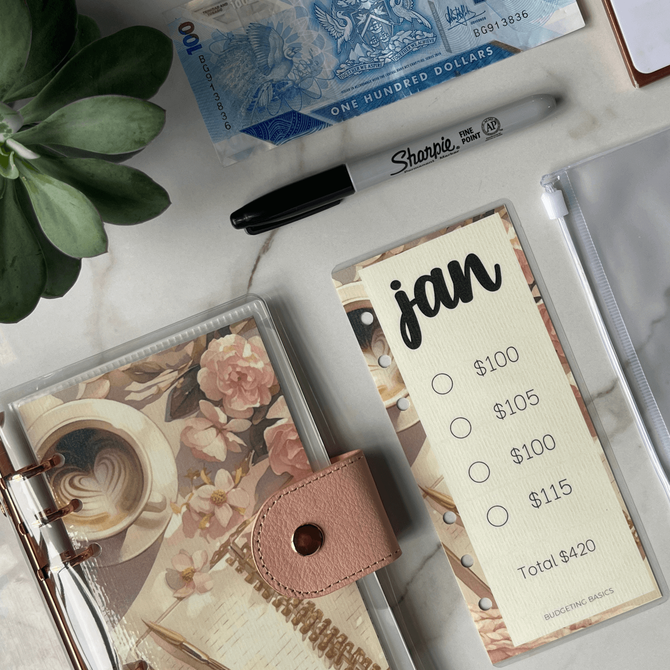 Monthly Savings Binder | Soft Cover