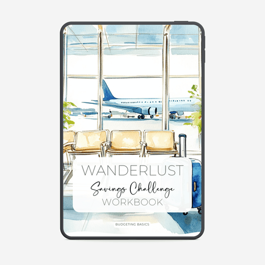 Wanderlust Savings Challenge | Workbook