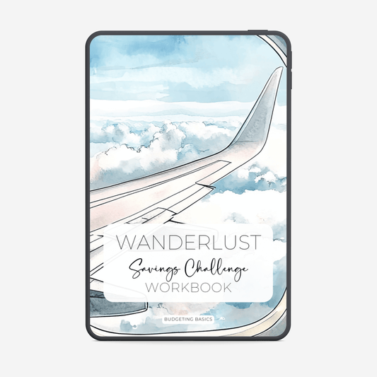 Wanderlust Savings Challenge | Workbook