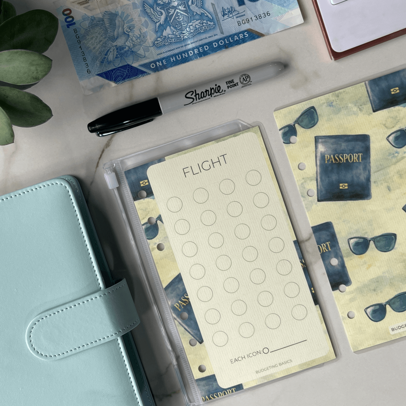 Wanderlust Challenge Binder