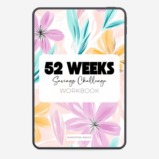 52 Weeks Savings Challenge | Workbook